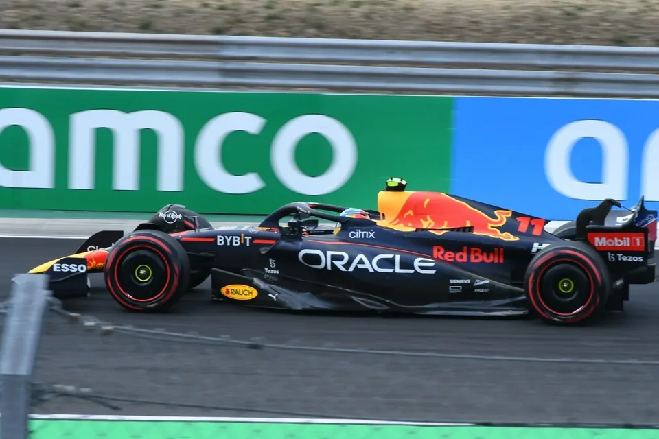 Red Bull Formula 1 car on track